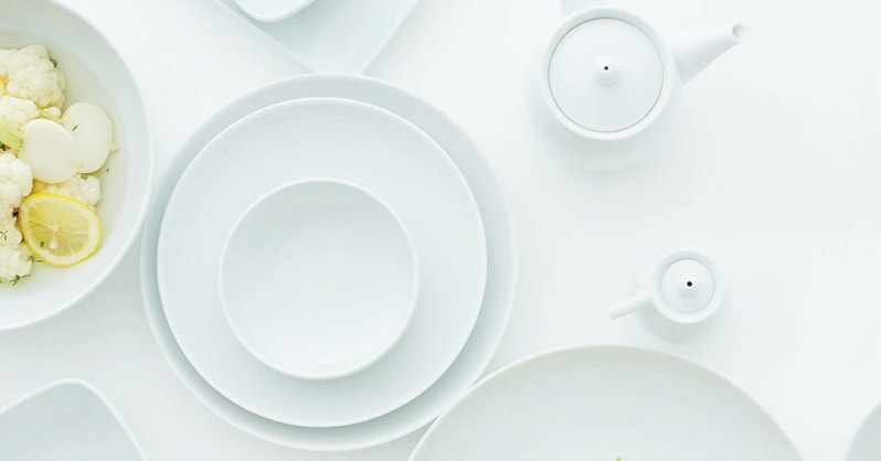 White Porcelain Dish