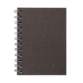Dark Gray Double Ring Lined Notebook