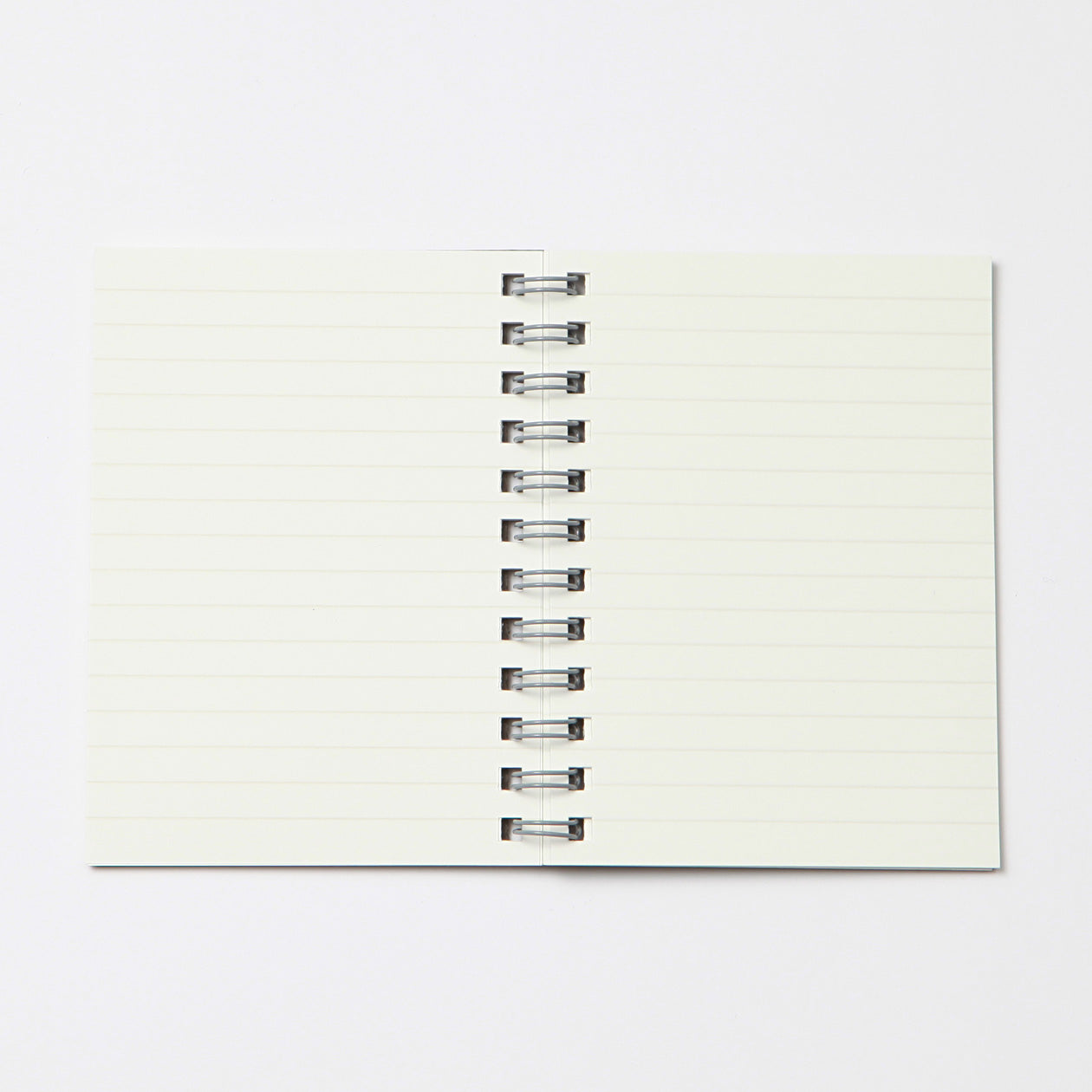 Dark Gray Double Ring Lined Notebook