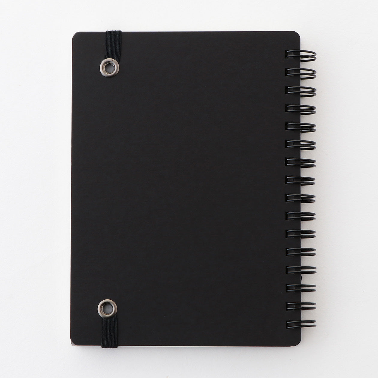 A6 Double Ring Lined Notebook with Strap