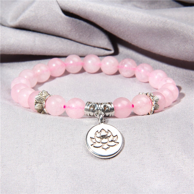 Rose Quartz Healing Crystal Bracelet