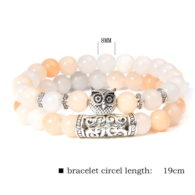 Peach Aventurine Light Energy Crystal Bracelet
