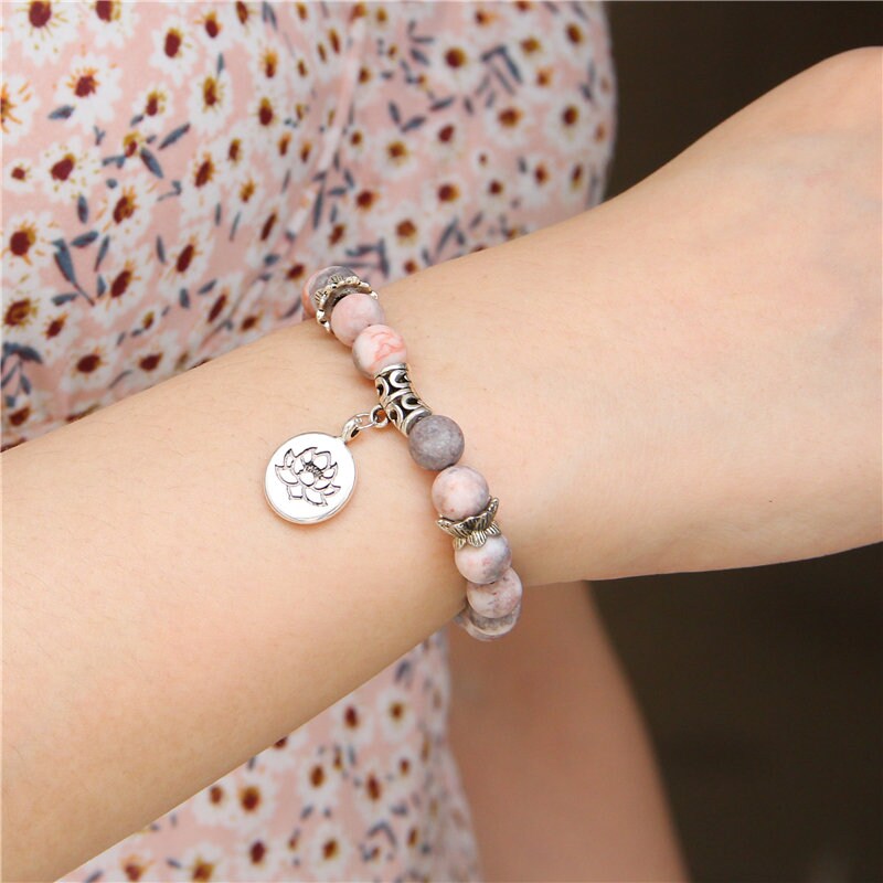 Healing Jasper Crystal Calming & Grounding Bracelet
