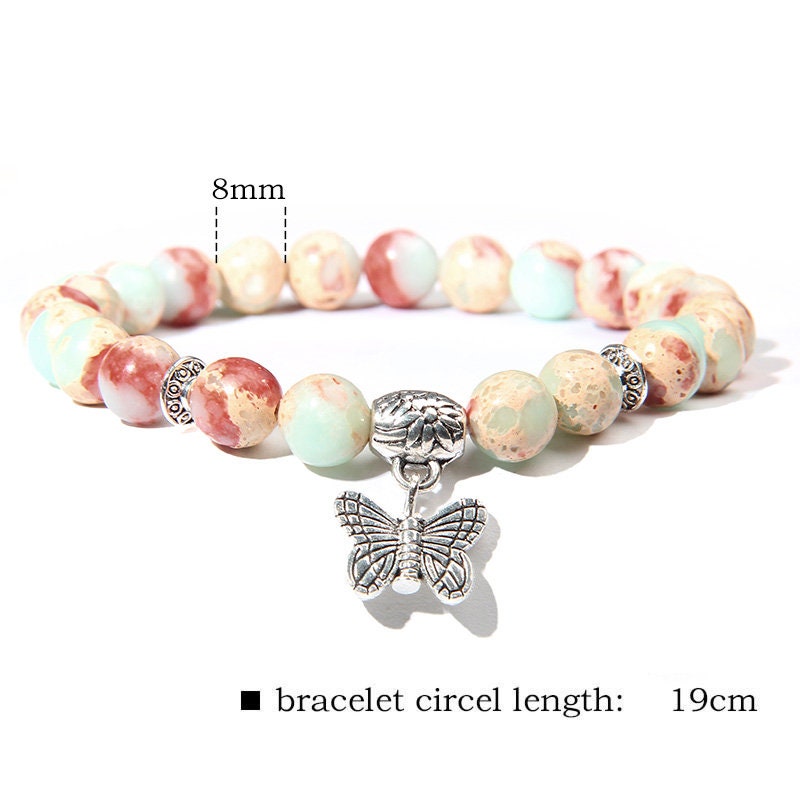 Imperial Orange Jasper Positivity & Destress Bracelet