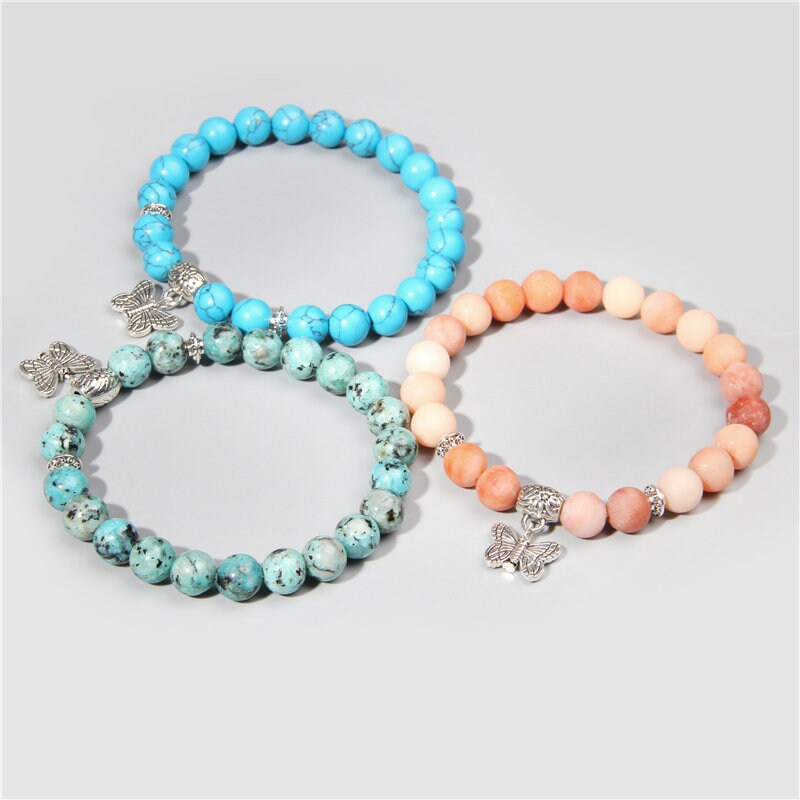 Blue Turquoise Sea Of Wisdom Crystal Bracelet