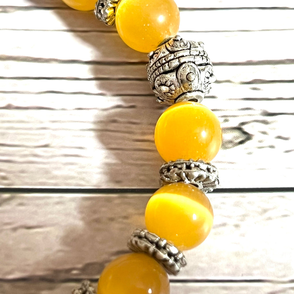 Golden Cat Eye Wealth Attraction Bracelet
