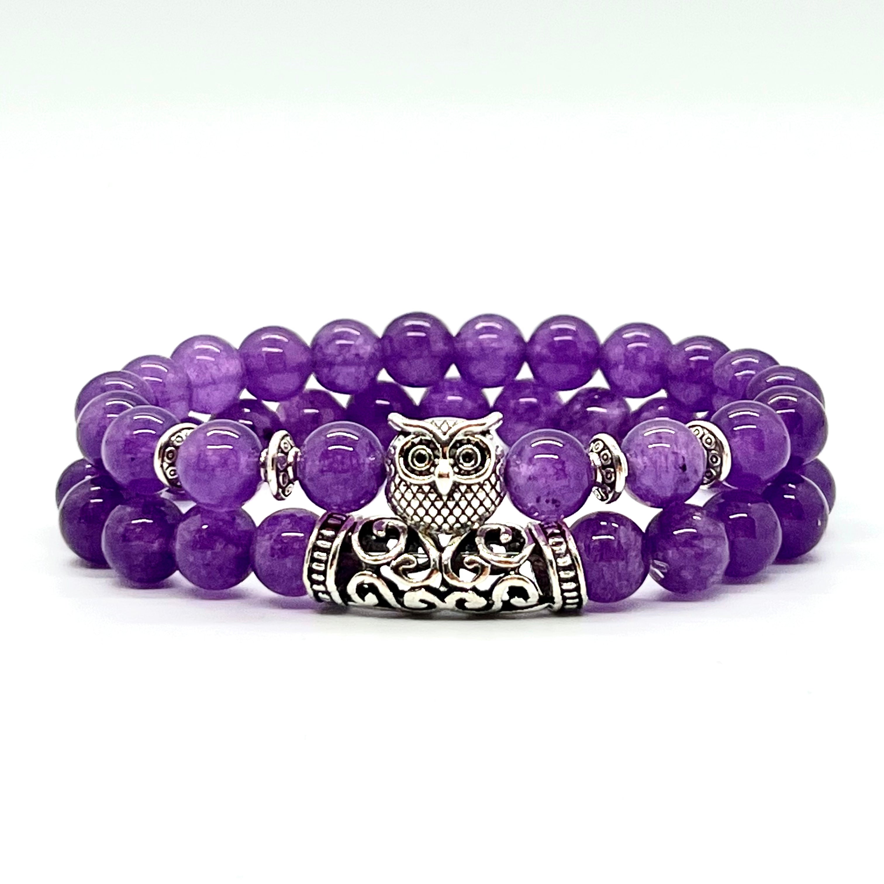 Color Therapy Amethyst Relaxation Bracelet