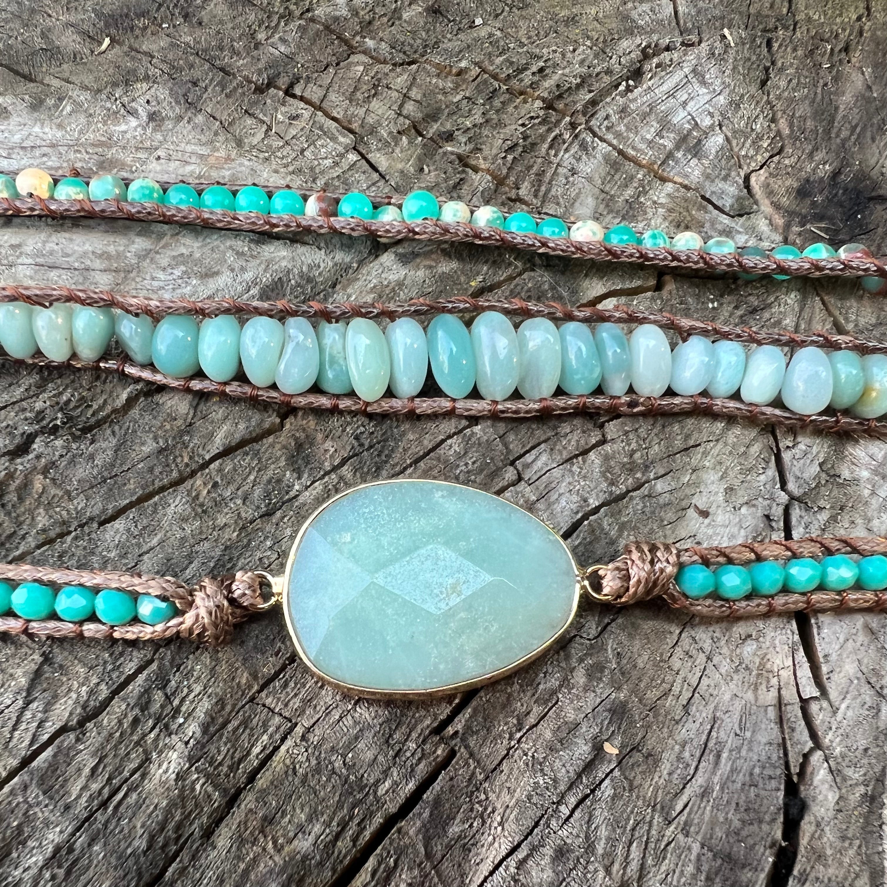 Amazonite Soothing Tension Bracelet