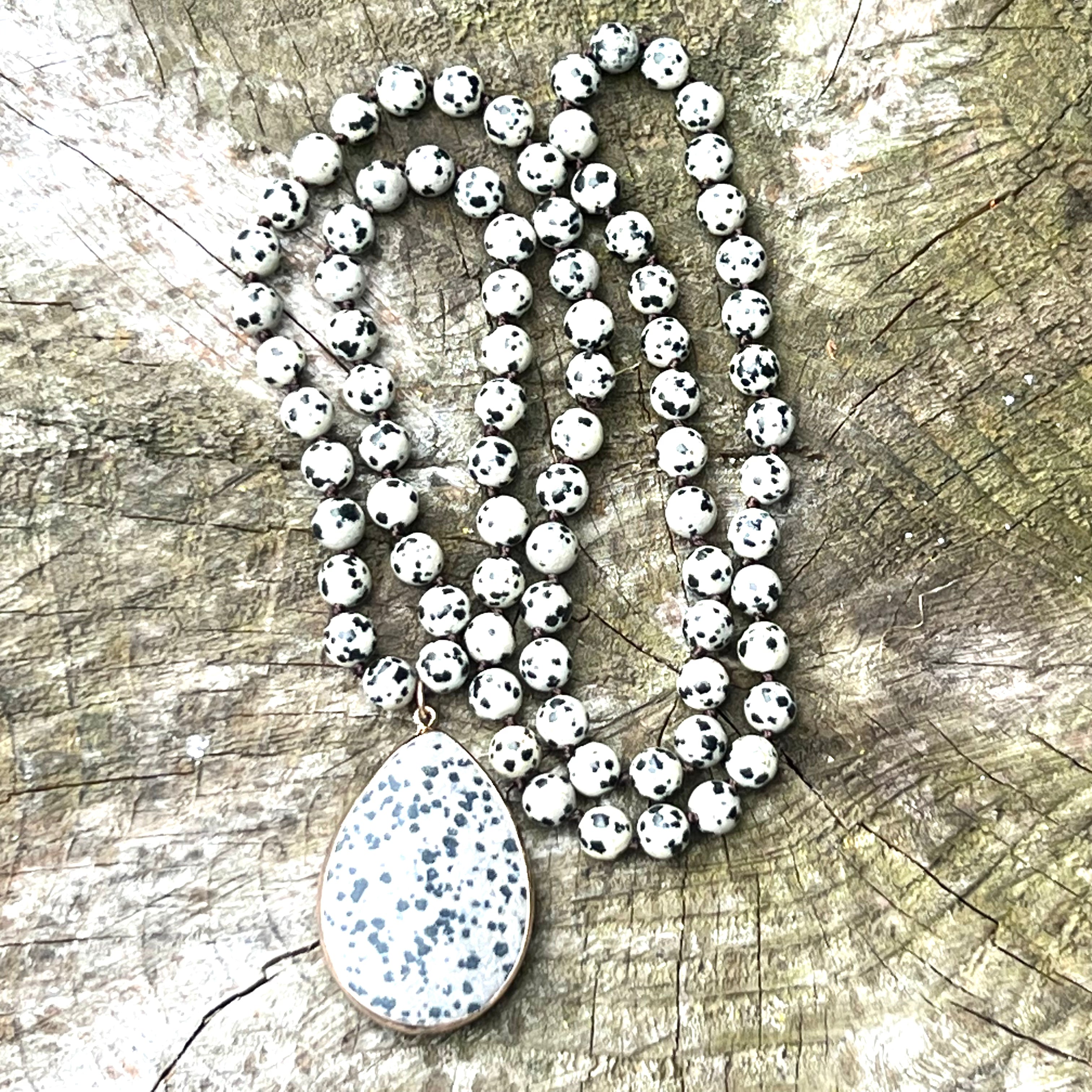 Dalmatian Jasper Love Of Life Necklace