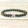 Magnetic Therapy Pain Relief & Sleep Aid  With Purple Fluorite Bracelet