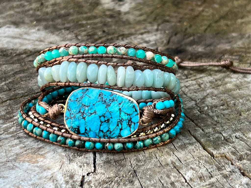 Blue Turquoise Mood Stabilizer Bracelet