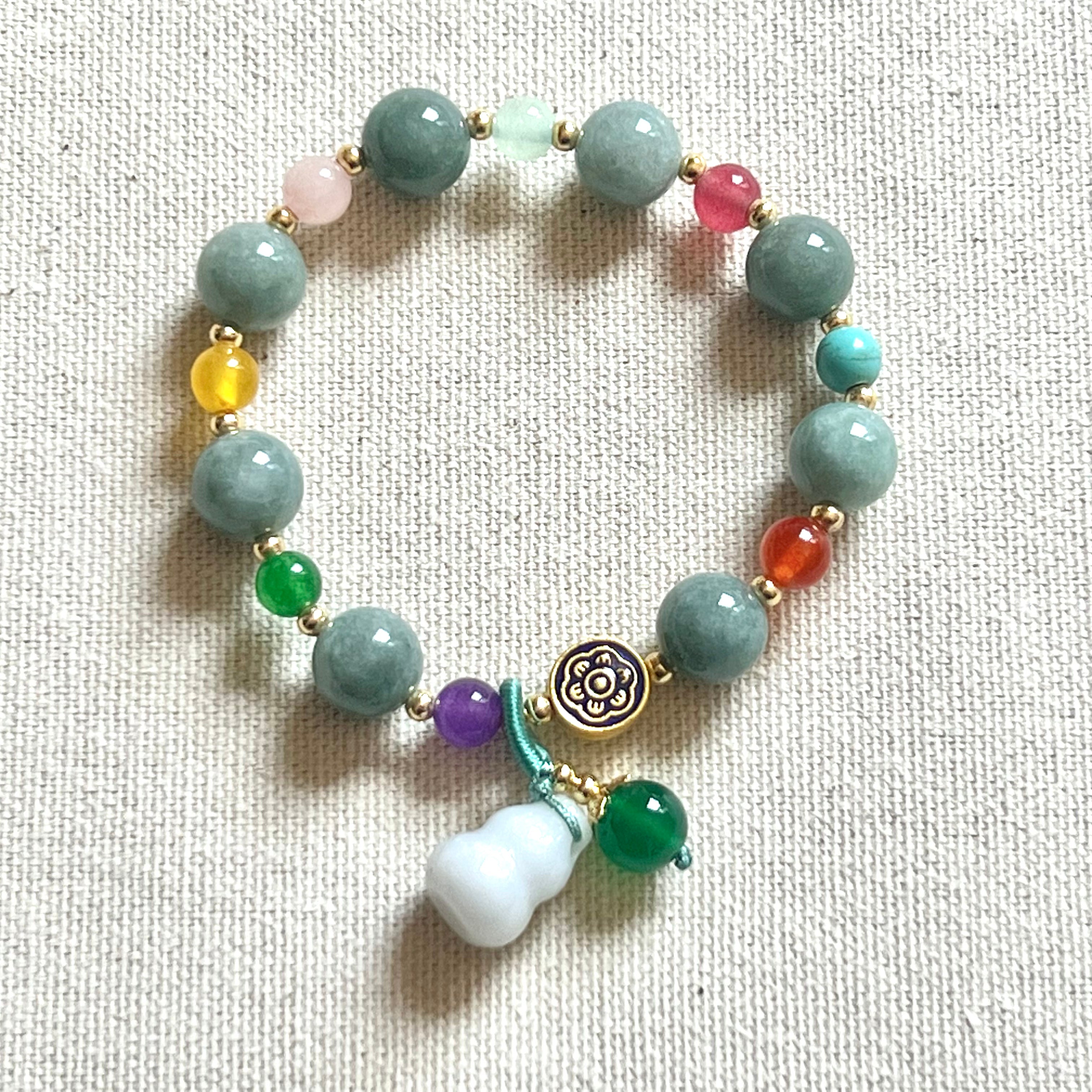Natural Jade Health & Abundance Bracelet