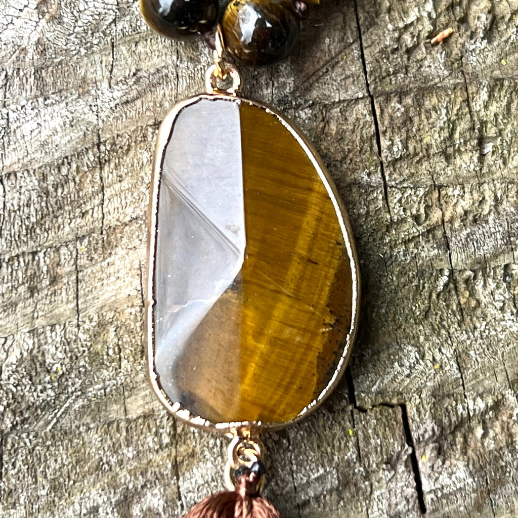 Tiger Eye Inner Strength & Confidence Necklace