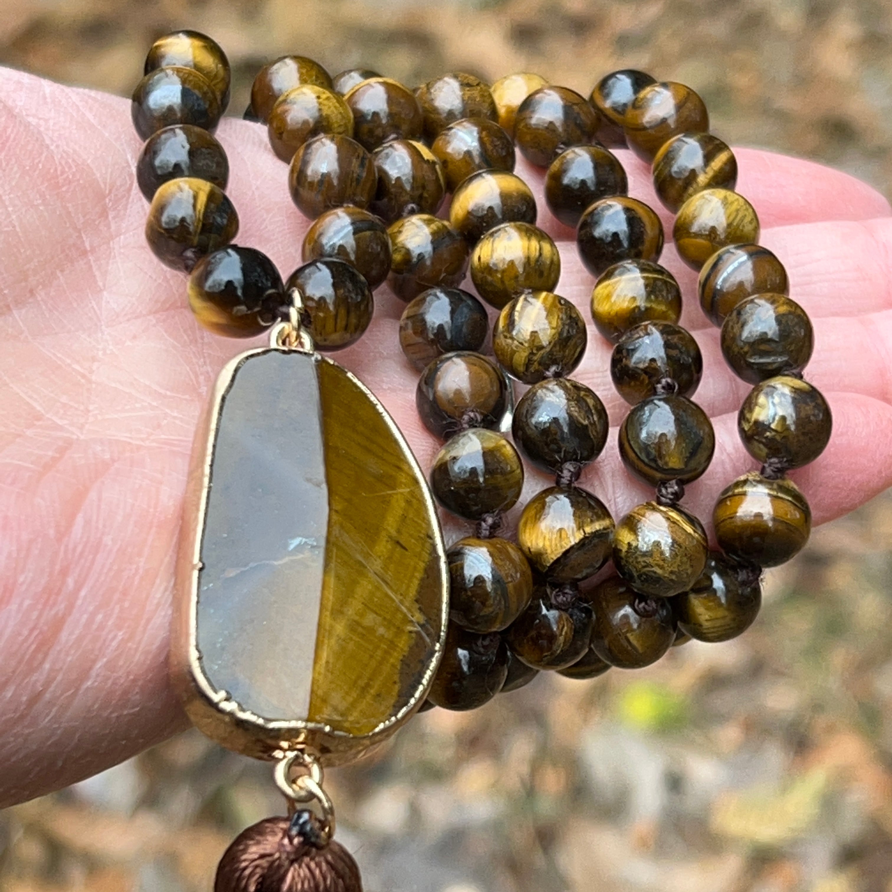 Tiger Eye Inner Strength & Confidence Necklace