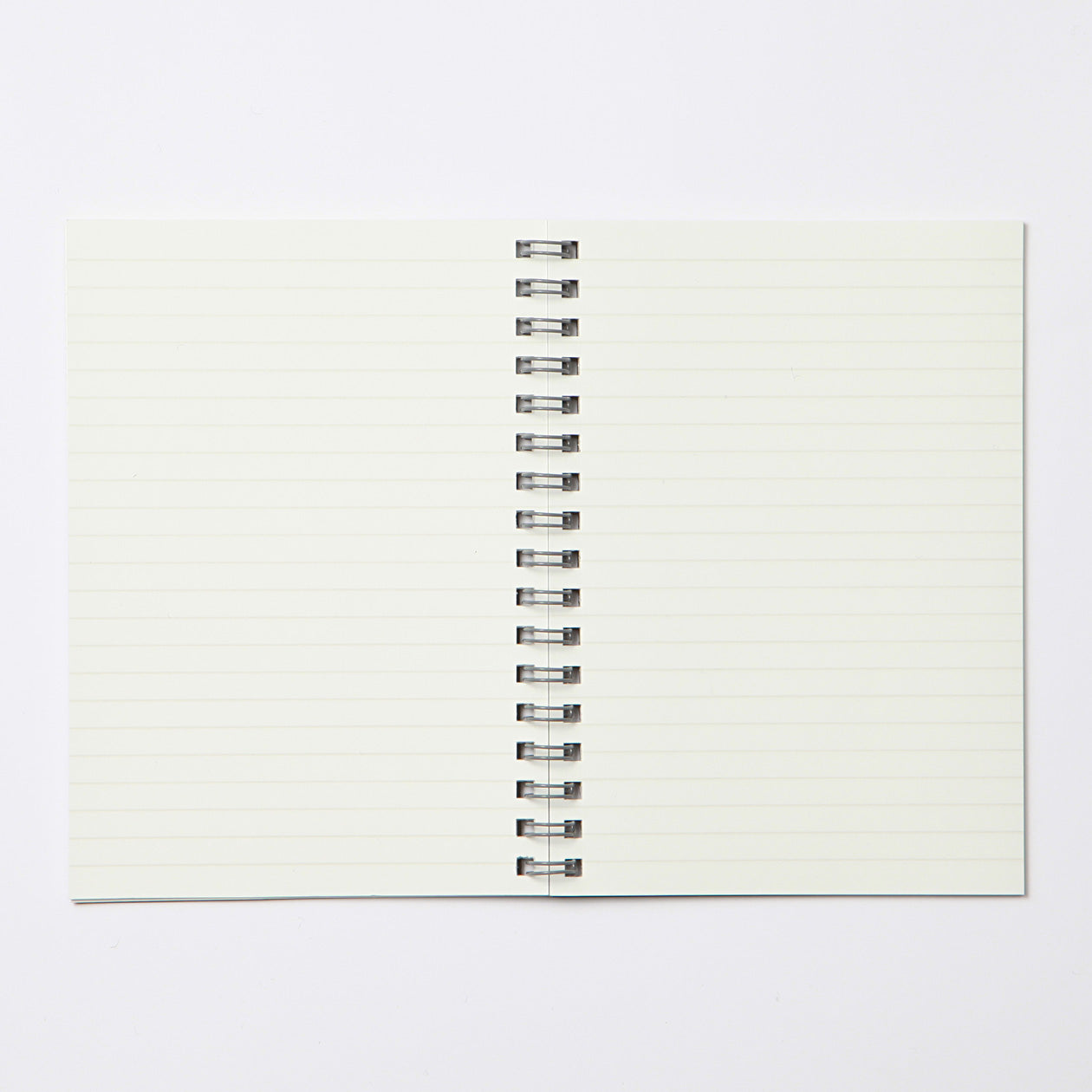 Dark Gray Double Ring Lined Notebook