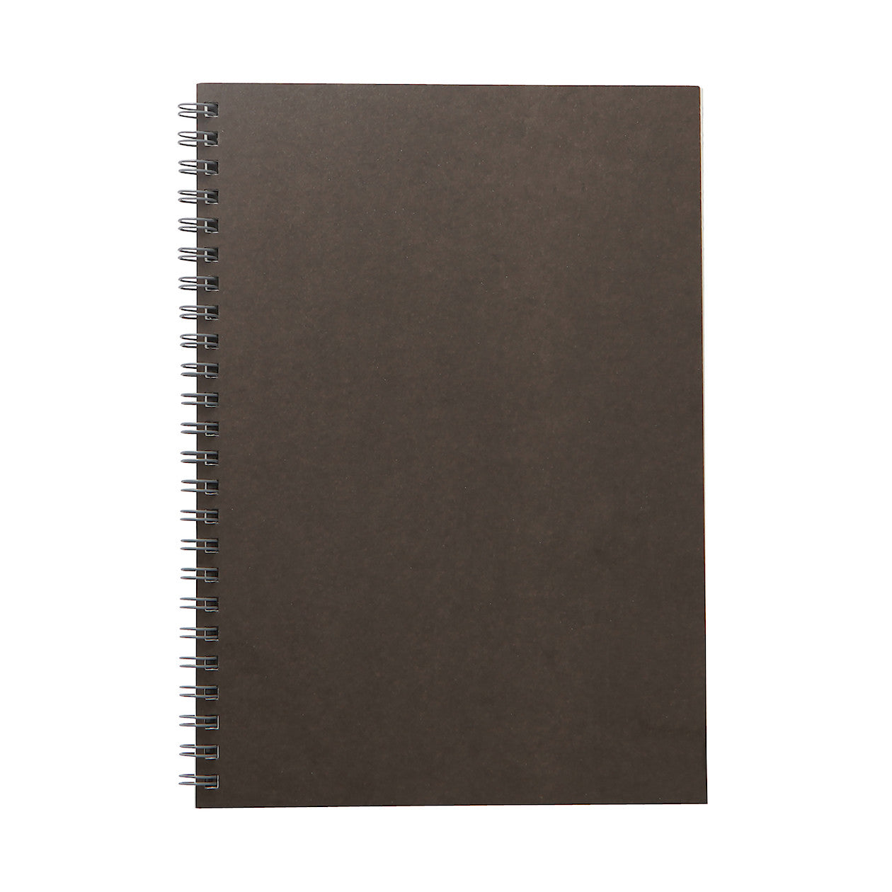 Dark Gray Double Ring Lined Notebook