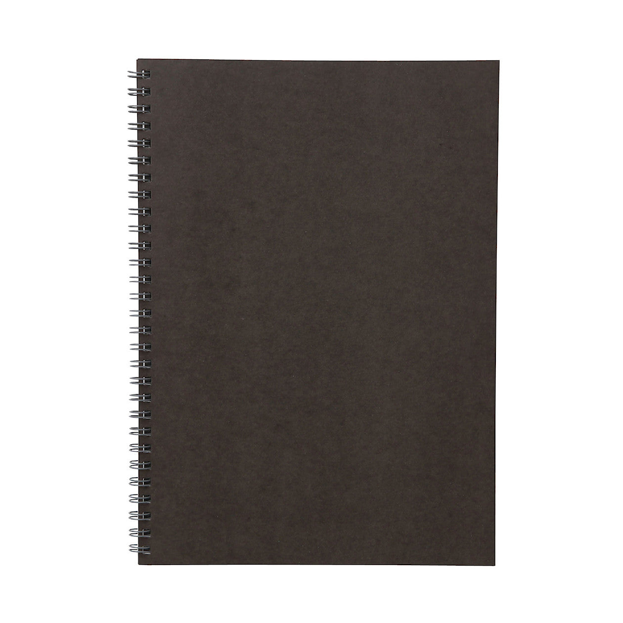 Dark Gray Double Ring Lined Notebook