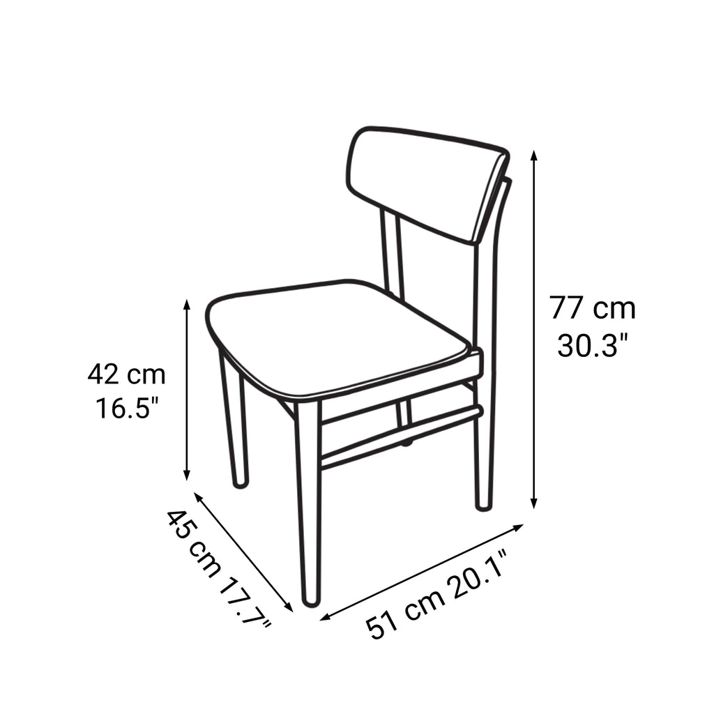[HD] Oak Round Chair