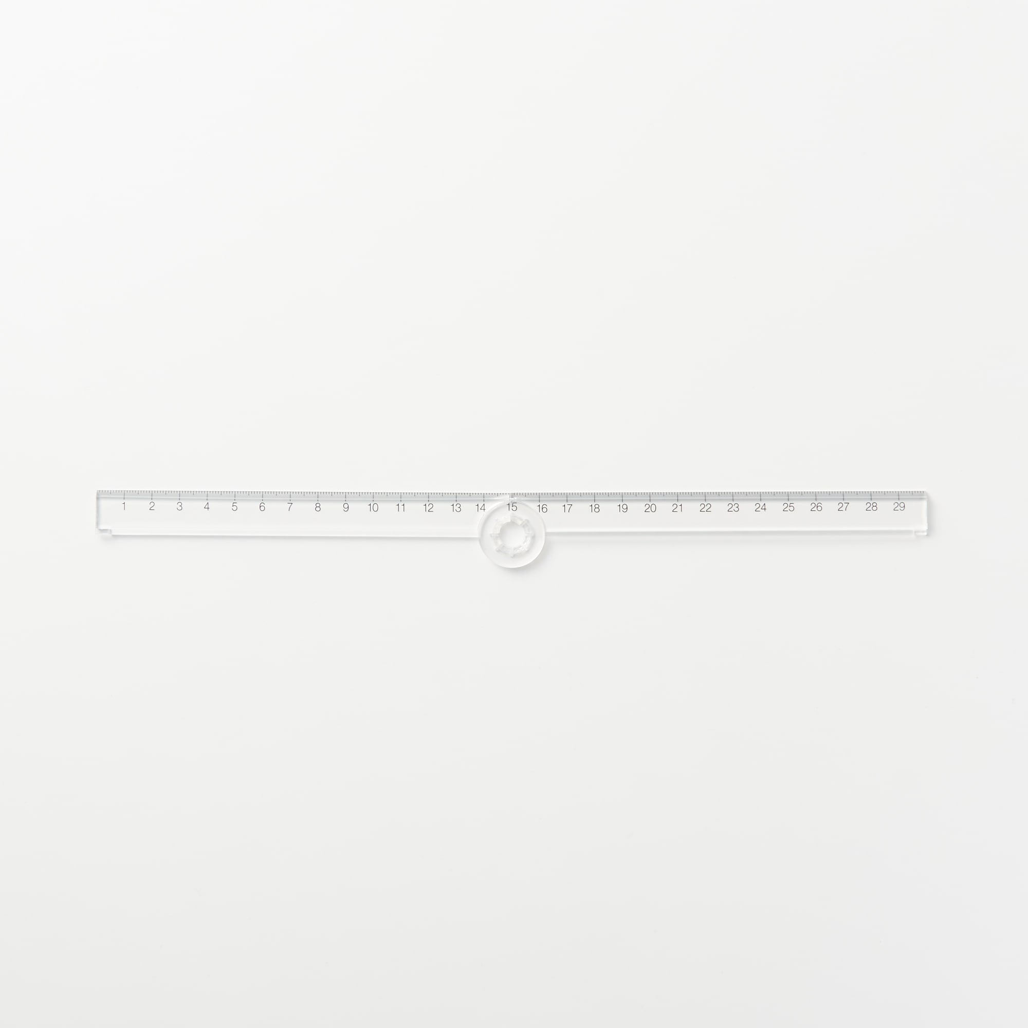 Polycarbonate Double-Sided Ruler