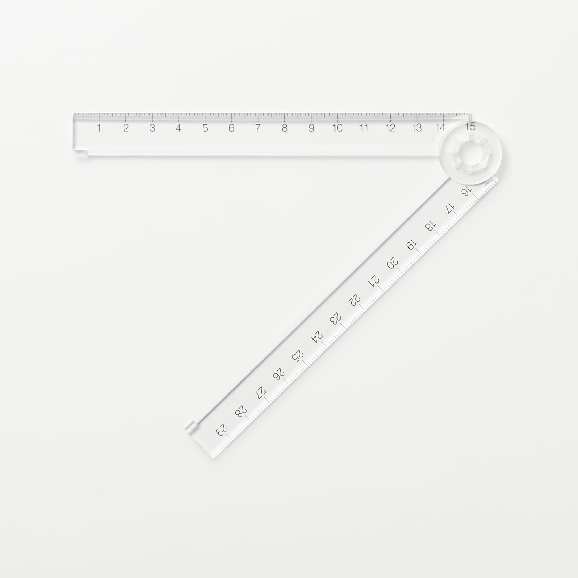Polycarbonate Double-Sided Ruler