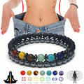 7 Chakra Balance & Weight Loss Support Magnetic Bracelets