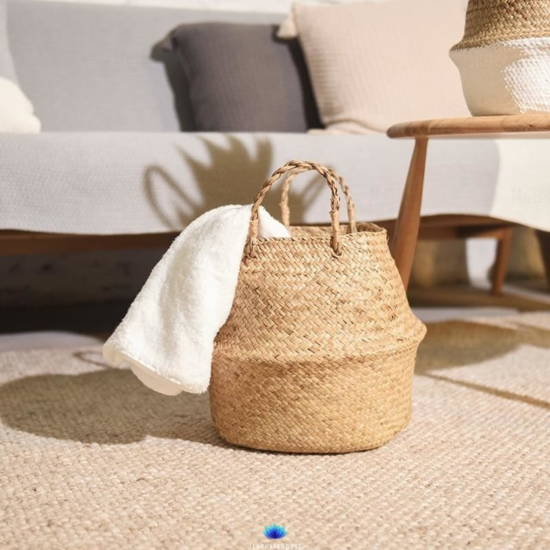 Handmade Rattan Storage Baskets