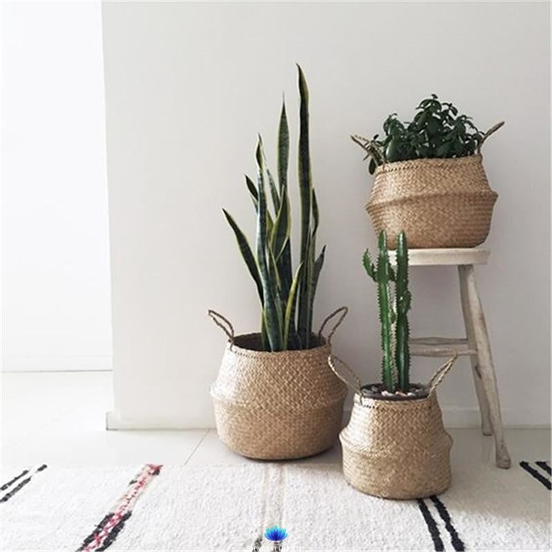 Handmade Rattan Storage Baskets
